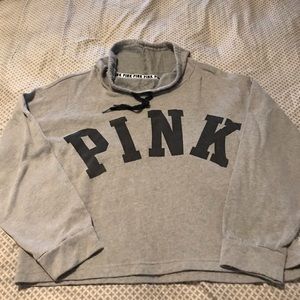 Pink cropped sweater